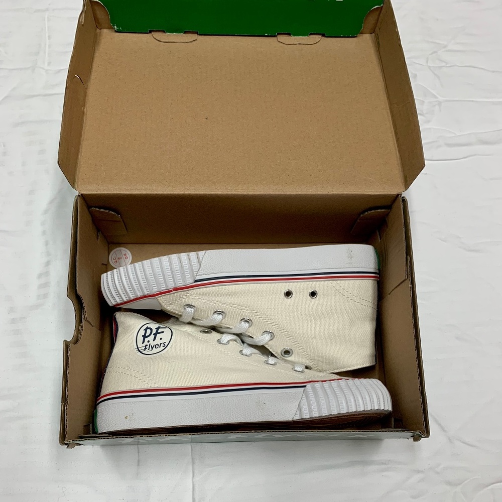 PF Flyers Kids Hightop - White